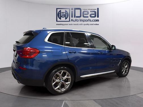 Phytonic Blue Metallic 2021 BMW X3 xDrive30i
