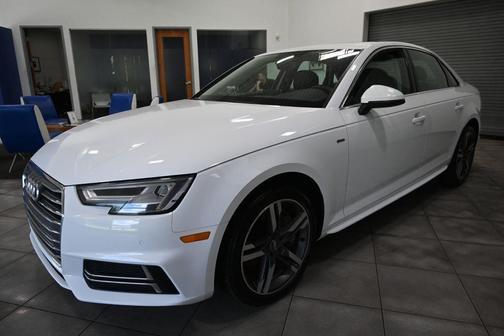 Glacier White Metallic 2017 Audi A4 2.0T Premium Plus
