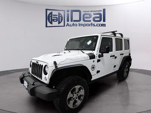 Bright White 2015 Jeep Wrangler Unlimited Sahara