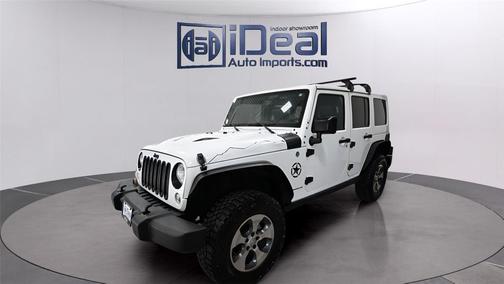 Bright White 2015 Jeep Wrangler Unlimited Sahara
