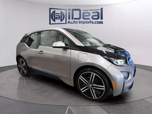 Ionic Silver Metallic w/BMW i Frozen Blue Accent 2014 BMW i3 Base w/Range Extender