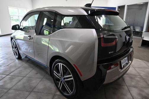 Ionic Silver Metallic w/BMW i Frozen Blue Accent 2014 BMW i3 Base w/Range Extender