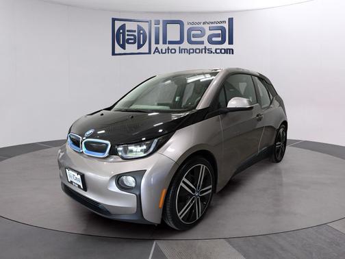 Ionic Silver Metallic w/BMW i Frozen Blue Accent 2014 BMW i3 Base w/Range Extender