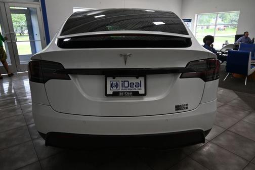 Pearl White Multi-Coat 2022 Tesla Model X Plaid Tri Motor All-Wheel Drive