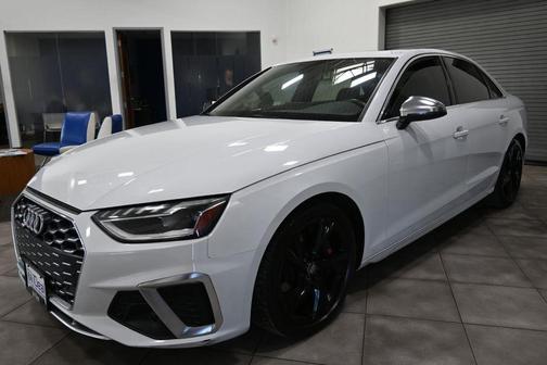 Glacier White Metallic 2021 Audi S4 Premium TFSI quattro Tiptronic