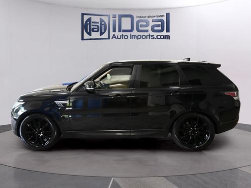 BLACK 2017 Land Rover Range Rover Sport 3.0L Supercharged HSE
