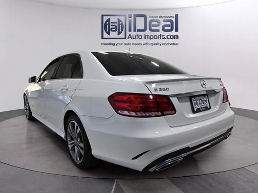 Polar White 2016 Mercedes-Benz E-Class 4MATIC