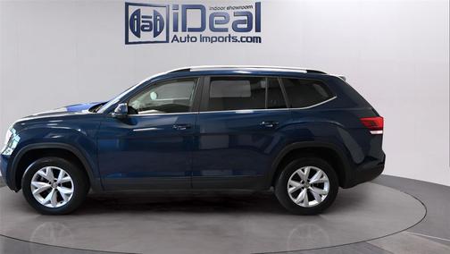 Tourmaline Blue Metallic 2018 Volkswagen Atlas 3.6L SE