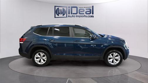 Tourmaline Blue Metallic 2018 Volkswagen Atlas 3.6L SE