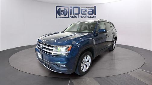 Tourmaline Blue Metallic 2018 Volkswagen Atlas 3.6L SE