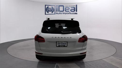 WHITE 2018 Porsche Cayenne Platinum Edition