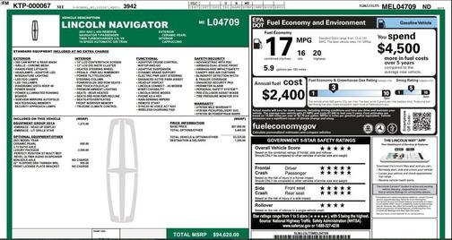 Ceramic Pearl 2021 Lincoln Navigator Reserve