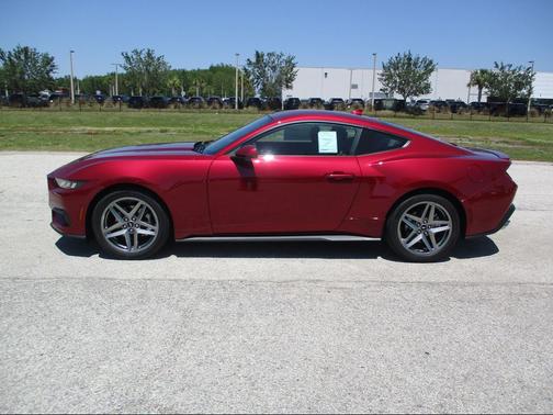 Molten Magenta Metallic Tri-coat 2025 Ford Mustang EcoBoost Premium