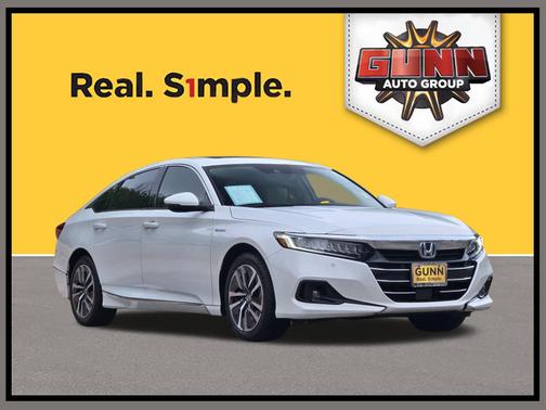 Platinum White Pearl 2021 Honda Accord Hybrid