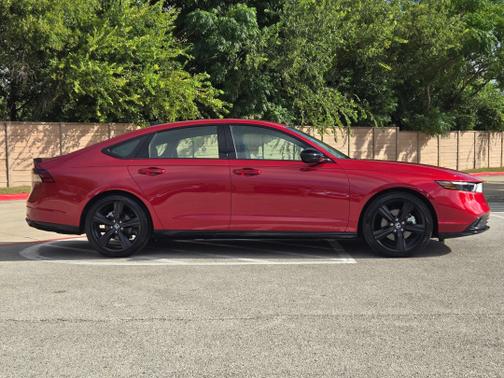 Radiant Red Metallic 2025 Honda Accord Hybrid