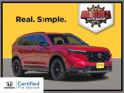 Radiant Red Metallic 2025 Honda CR-V Hybrid SUV