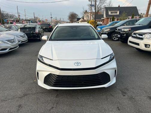 White 2025 Toyota Camry LE