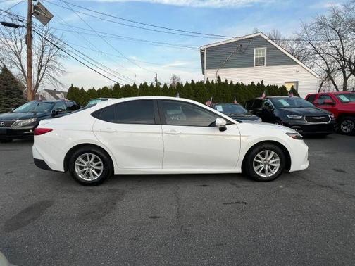 White 2025 Toyota Camry LE
