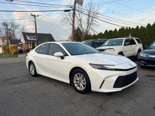 White 2025 Toyota Camry LE