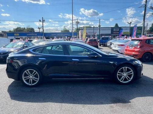 Blue 2013 Tesla Model S Performance