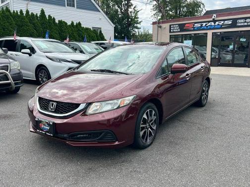 Red 2014 Honda Civic EX