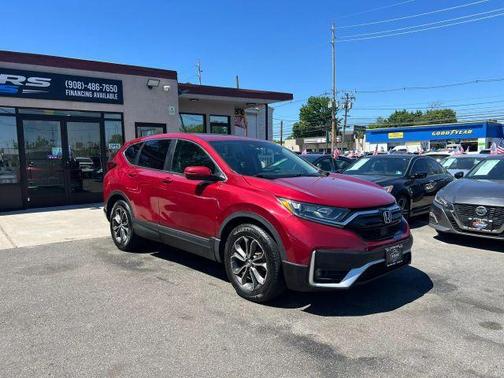 Red 2021 Honda CR-V EX