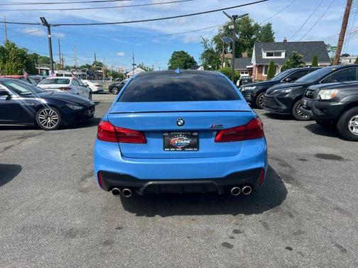 Blue 2018 BMW M5 Base