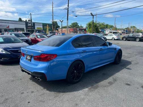 Blue 2018 BMW M5 Base