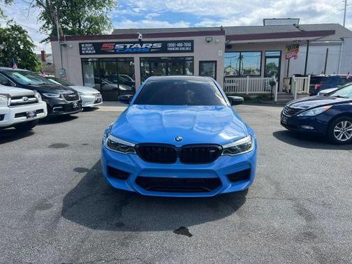 Blue 2018 BMW M5 Base