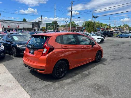 Orange 2018 Honda Fit Sport