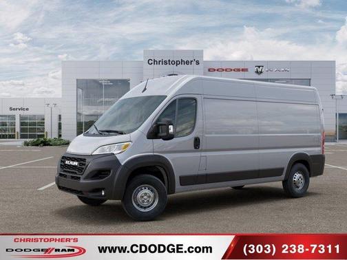 Bright Silver Clearcoat Metallic 2026 RAM ProMaster 2500 High Roof