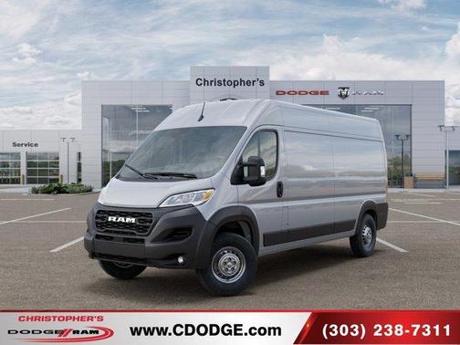 Bright Silver Clearcoat Metallic 2026 RAM ProMaster 2500 High Roof