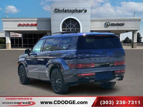 Atlantic Blue 2025 Hyundai SANTA FE Calligraphy
