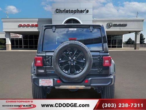 Black Clearcoat 2025 Jeep Wrangler 4xe Sahara