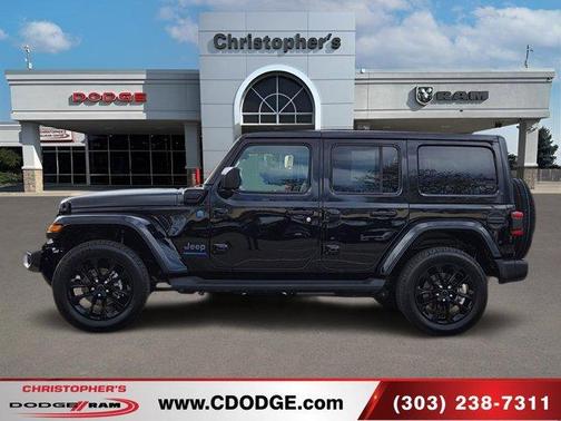 Black Clearcoat 2025 Jeep Wrangler 4xe Sahara