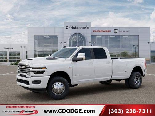 Bright White Clearcoat 2026 RAM 3500 Laramie