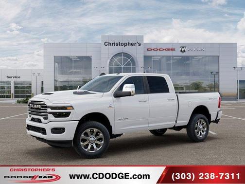 Bright White Clearcoat 2026 RAM 3500 Laramie