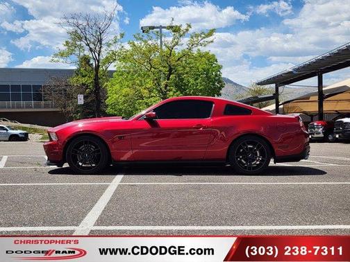 Red 2010 Ford Mustang GT