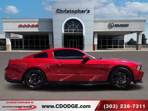 Red 2010 Ford Mustang GT