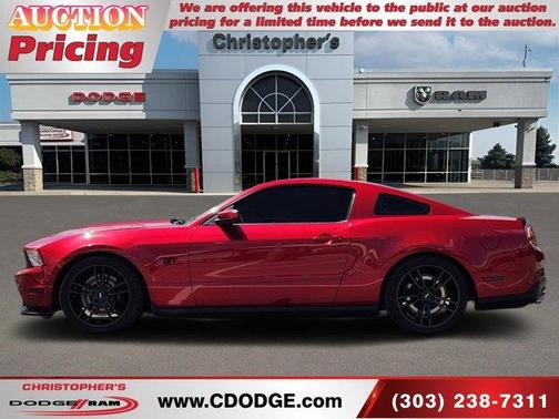 Red 2010 Ford Mustang GT