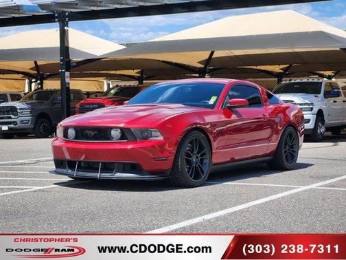 Red 2010 Ford Mustang GT