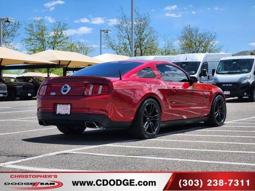 Red 2010 Ford Mustang GT