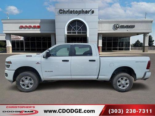 Bright White Clearcoat 2025 RAM 2500 Big Horn