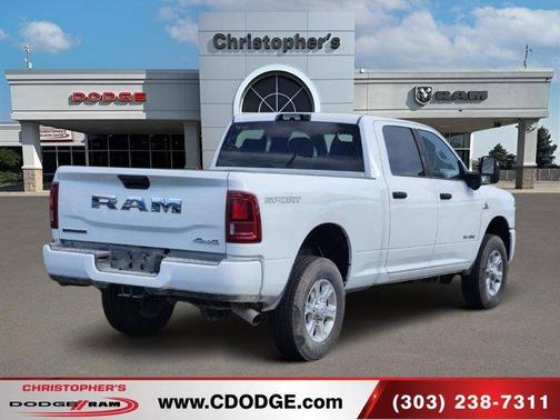 Bright White Clearcoat 2025 RAM 2500 Big Horn