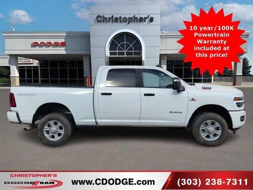 Bright White Clearcoat 2025 RAM 2500 Big Horn