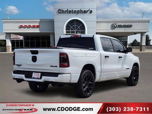Bright White Clearcoat 2024 RAM 1500 Laramie