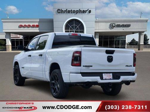 Bright White Clearcoat 2024 RAM 1500 Laramie