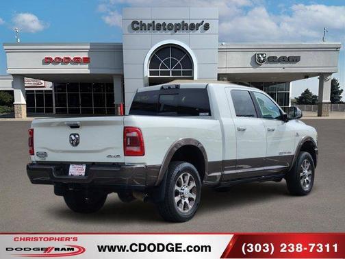 Pearl White 2019 RAM 3500 Longhorn