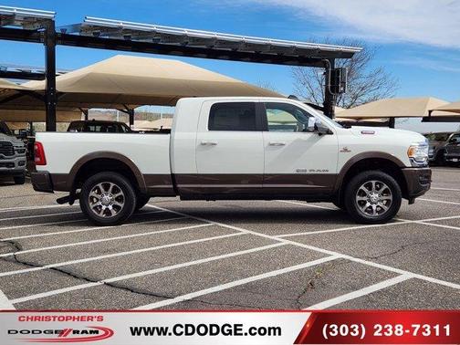 Pearl White 2019 RAM 3500 Longhorn