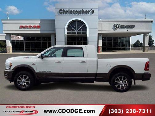 Pearl White 2019 RAM 3500 Longhorn